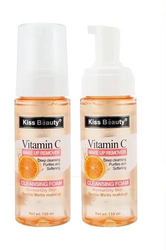 ESPUMA LIMPIADORA DE VITAMINA C KISS BEAUTY
