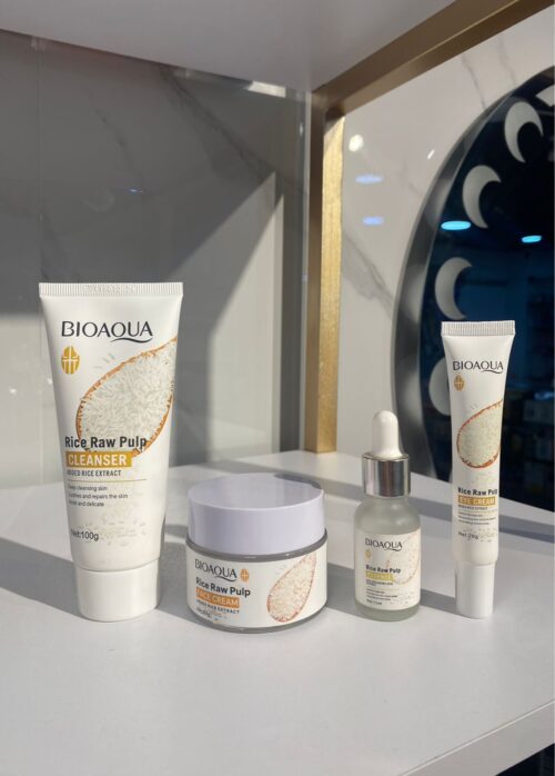 Kit de arroz sin tónico y sin loción con serum pequeño Bioaqua