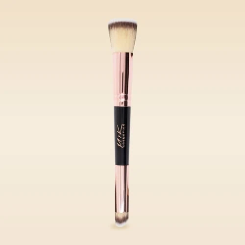 BROCHA DOBLE CORRECTOR Y BASE MYK