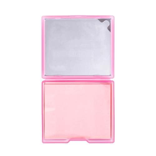 PAPEL ANTI GRASA CON APLICADOR PINK ROSE