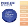Polvo con Filtro solar, menta y vitamina E