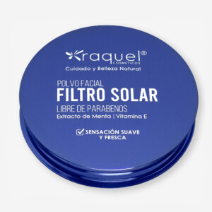 Polvo con Filtro solar, menta y vitamina E