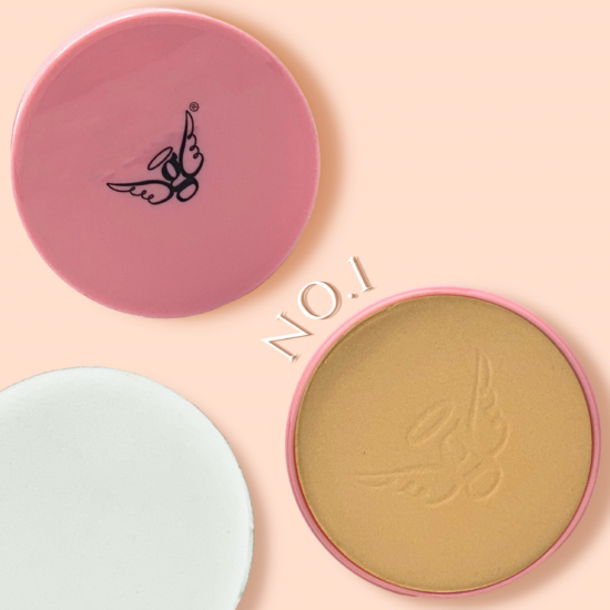 💖 Polvo Compacto ENGOL – Empaque Rosado