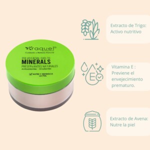 Polvo Suelto Mineral con Avena y Trigo