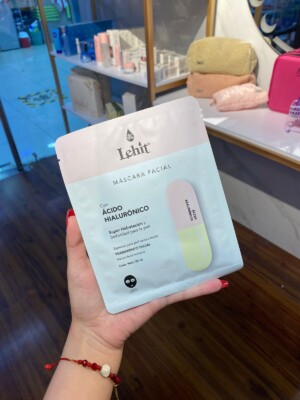 MASCARILLA FACIAL CON ACIDO HIALURONICO LEHIT