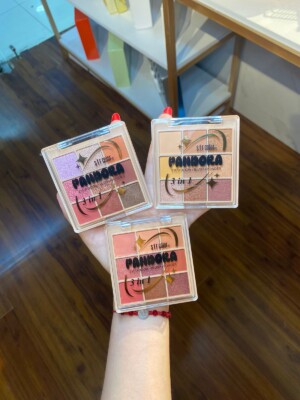 PALETA DE SOMBRA + RUBOR + POLVO, SFR COLOR