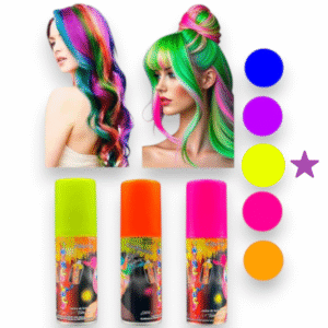 LACA PARA EL CABELLO, VERDE NEON