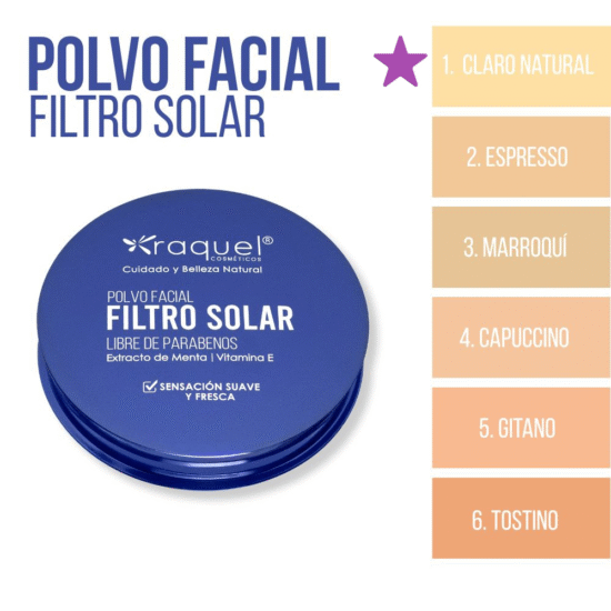 1 POLVO COMPACTO RAQUEL 1C CLARO NATURAL