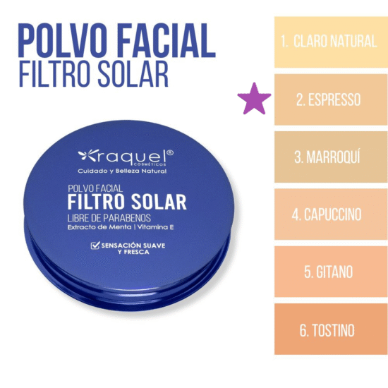 2 POLVO COMPACTO RAQUEL 2 ESPRESSO