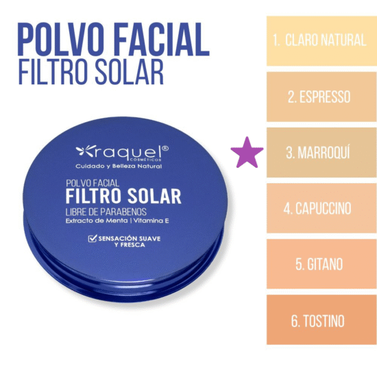 POLVO COMPACTO RAQUEL 3 MARROQUI