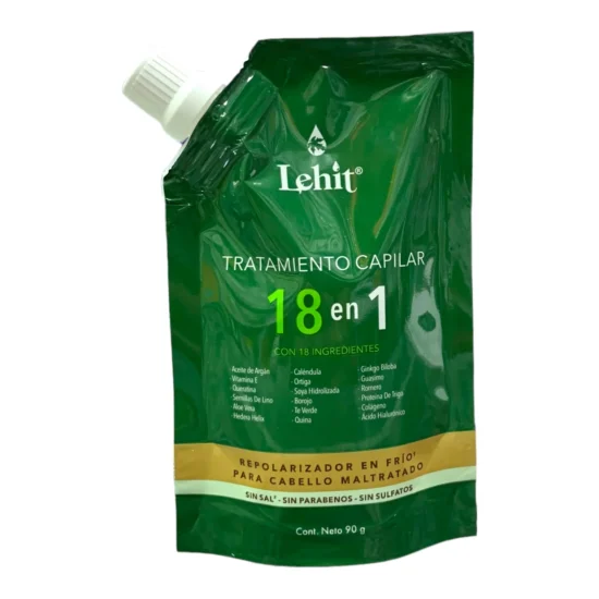 4914 TRATAMIENTO CAPILAR 18 EN 1 LEHIT, 90 GRAMOS