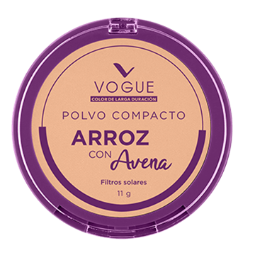 POLVO COMPACTO VOGUE DE ARROZ HABANA
