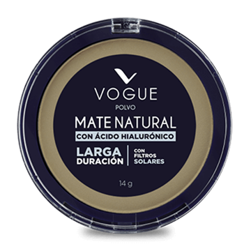 POLVO COMPACTO MATE VOGUE MORENO