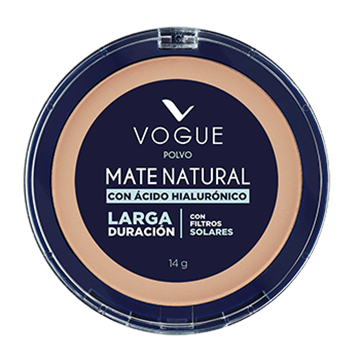 POLVO COMPACTO MATE VOGUE NATURAL