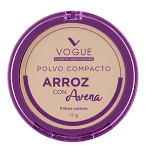 POLVO COMPACTO VOGUE ARROZ PORCELANA