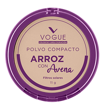 POLVO COMPACTO VOGUE ARROZ PORCELANA