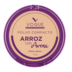POLVO COMPACTO DE ARROZ VOGUE VAINILLA