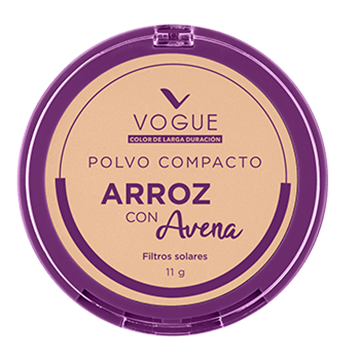 POLVO COMPACTO DE ARROZ VOGUE VAINILLA